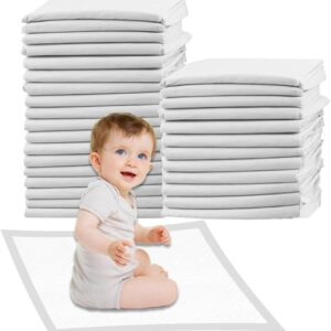 cute 'n' cuddle baby disposable changing mats, 60x45cm white pack of 30