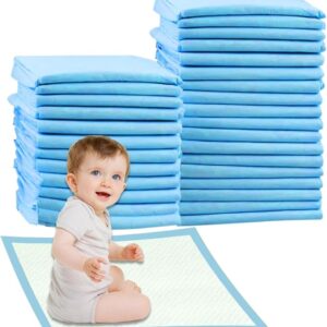 baby disposable changing mats, 60x45cm blue pack of 30