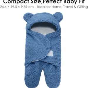 baby swaddle blanket ultra soft hooded swaddling wrap for newborn
