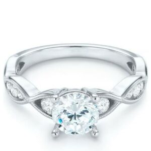 925 silver filled ring for women cubic zircon jewelry wedding engagement ring