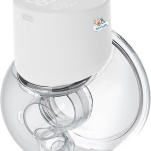 electric breast pumps hands free wearable with storage box, low noise, touch control led display | wireless & rechargeable