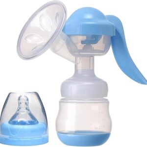 manual breast pump silicone breastfeeding milk pump, portable hand breast pump