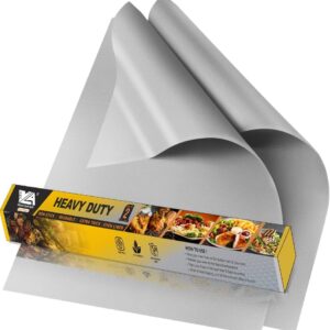 oven liners for bottom, non stick reusable teflon mat pack of 2
