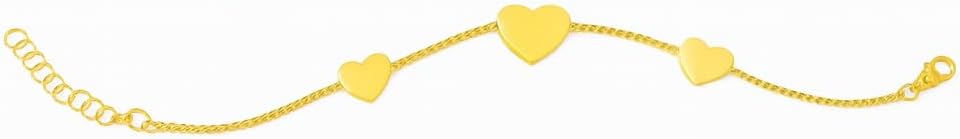 925 sterling silver with yellow gold plated women hearts station bracelet for wedding, engagement, anniversary, party, daily wear & christmas gift for her. 925 sterling silver with yellow gold plated women hearts station bracelet for wedding, engagement, anniversary, party, daily wear & christmas gift for her.