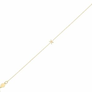 14k yellow gold mini initial x bracelet for women – dainty alphabet letter chain bracelet | minimal everyday gold jewelry | birthday, anniversary & valentine’s day gift for her.