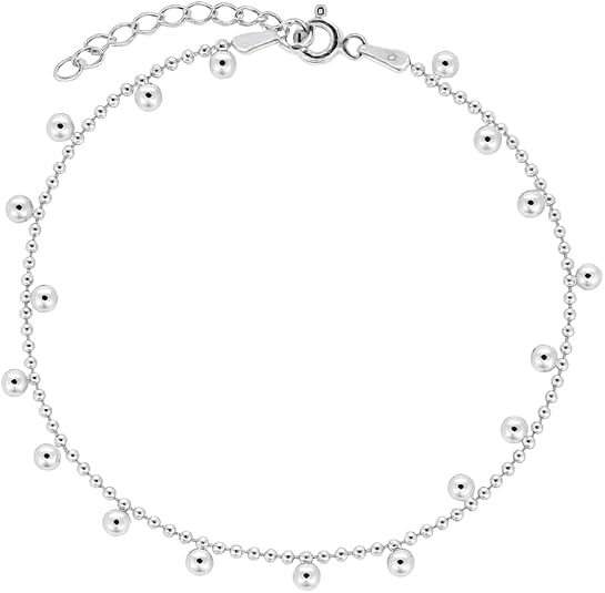 925 sterling silver rhodium plated drop bead bracelet for women wedding, engagement, anniversary, party, daily wear & christmas gift for her. 925 sterling silver rhodium plated drop bead bracelet for women wedding, engagement, anniversary, party, daily wear & christmas gift for her.