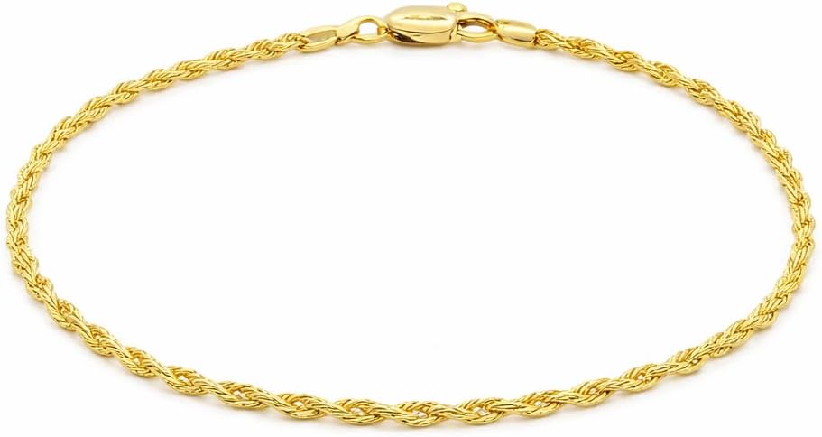 10k yellow gold solid diamond cut rope bracelet – shiny twisted rope chain bracelet for women | gift for birthday, anniversary & valentine’s day. 10k yellow gold solid diamond cut rope bracelet – shiny twisted rope chain bracelet for women | gift for birthday, anniversary & valentine’s day.