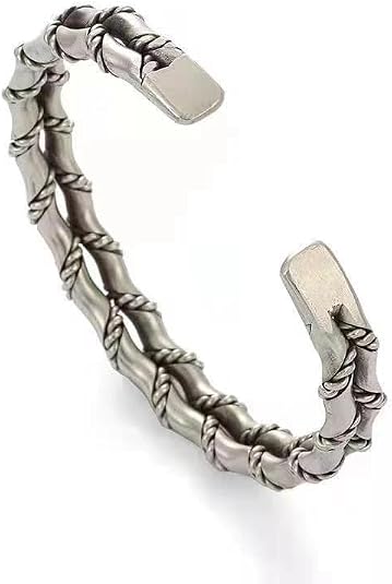 925 sterling silver with white gold plated men’s bangle cuff bracelet, for daily wear, party & special occasions 925 sterling silver with white gold plated men’s bangle cuff bracelet, for daily wear, party & special occasions
