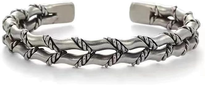 925 sterling silver with white gold plated men’s bangle cuff bracelet, for daily wear, party & special occasions 925 sterling silver with white gold plated men’s bangle cuff bracelet, for daily wear, party & special occasions