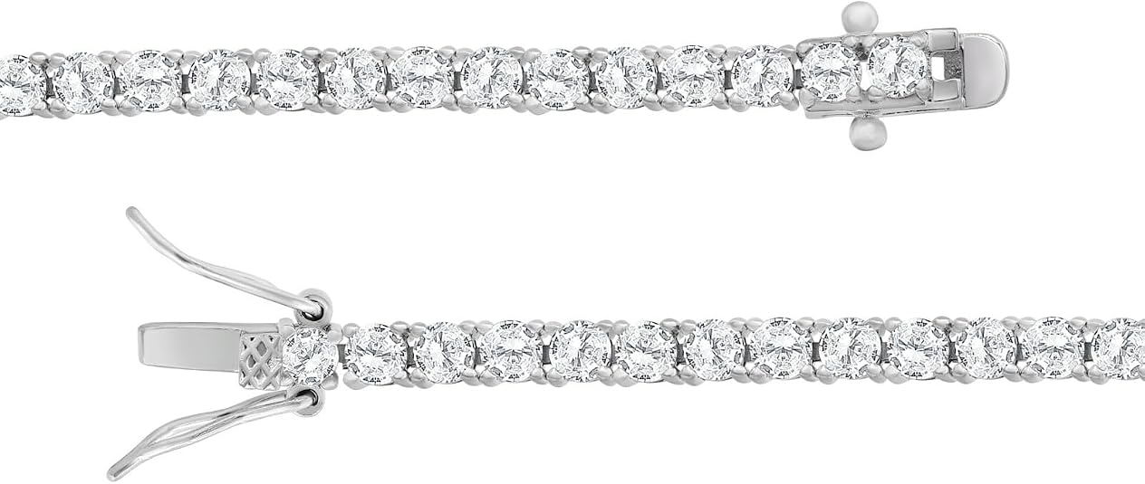 925 sterling silver round cut cubic zirconia tennis bracelet for women, sparkling cz tennis bracelet, fine jewelry gift 925 sterling silver round cut cubic zirconia tennis bracelet for women, sparkling cz tennis bracelet, fine jewelry gift