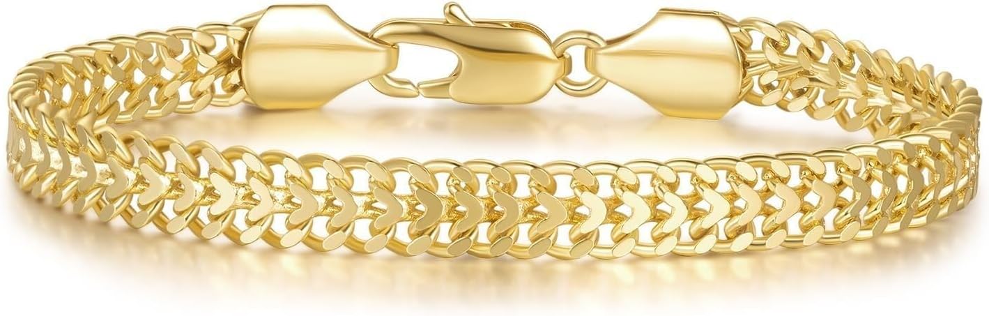 14k gold plated cuban link chain bracelet for women & men, trendy gold bracelets for daily wear, party, wedding & anniversary. 14k gold plated cuban link chain bracelet for women & men, trendy gold bracelets for daily wear, party, wedding & anniversary.