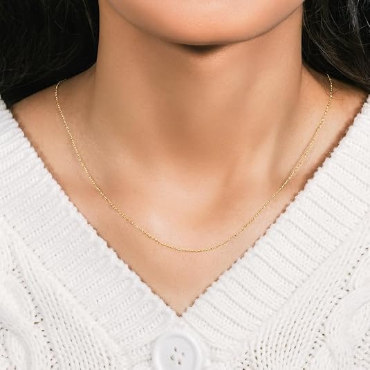 10k yellow gold diamond cut women cable link chain for wedding, engagement, anniversary, party, daily wear & christmas gift for her. 10k yellow gold diamond cut women cable link chain for wedding, engagement, anniversary, party, daily wear & christmas gift for her.