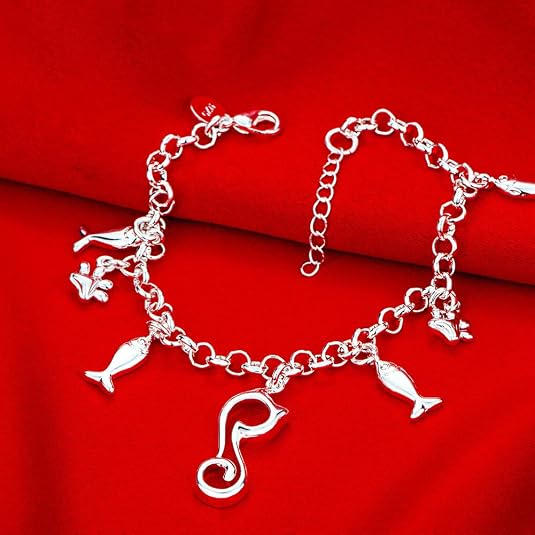 925 sterling silver charm round bangle bracelet for women jewelry 925 sterling silver charm round bangle bracelet for women jewelry