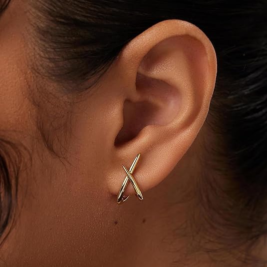 14k gold stud earrings for women – dainty simple gold earrings, elegant everyday jewelry 14k gold stud earrings for women – dainty simple gold earrings, elegant everyday jewelry