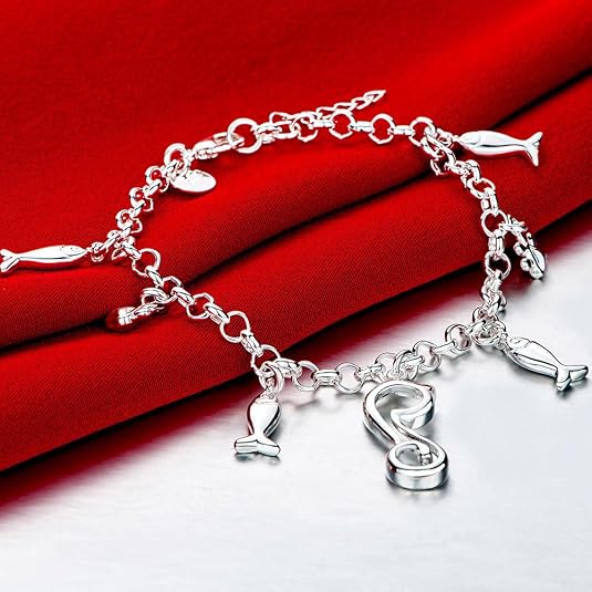 925 sterling silver charm round bangle bracelet for women jewelry 925 sterling silver charm round bangle bracelet for women jewelry