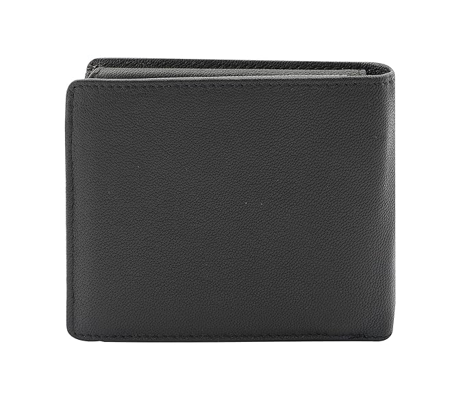 men’s black leather money clip wallet | slim bifold wallet with card holder & cash clip | rfid blocking minimalist wallet men’s black leather money clip wallet | slim bifold wallet with card holder & cash clip | rfid blocking minimalist wallet