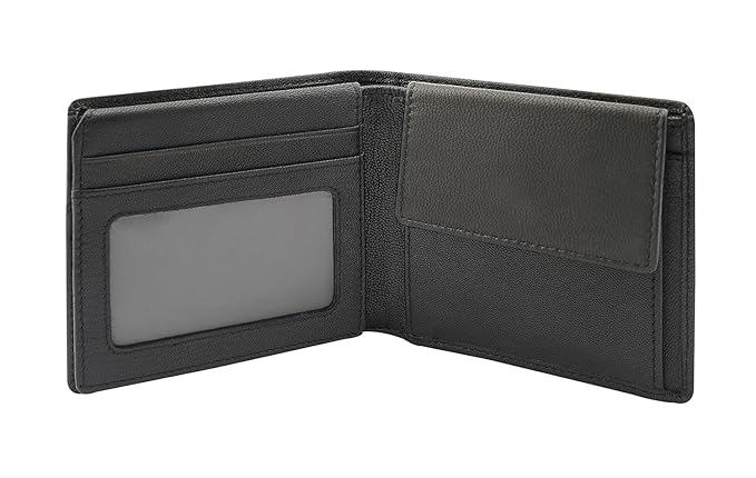 men’s black leather money clip wallet | slim bifold wallet with card holder & cash clip | rfid blocking minimalist wallet men’s black leather money clip wallet | slim bifold wallet with card holder & cash clip | rfid blocking minimalist wallet
