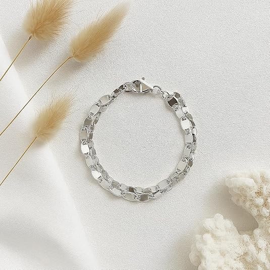 925 sterling silver three strand marina link bracelet – elegant multi layer chain design for women, perfect for wedding, anniversary, party, daily wear & gift for her. 925 sterling silver three strand marina link bracelet – elegant multi layer chain design for women, perfect for wedding, anniversary, party, daily wear & gift for her.