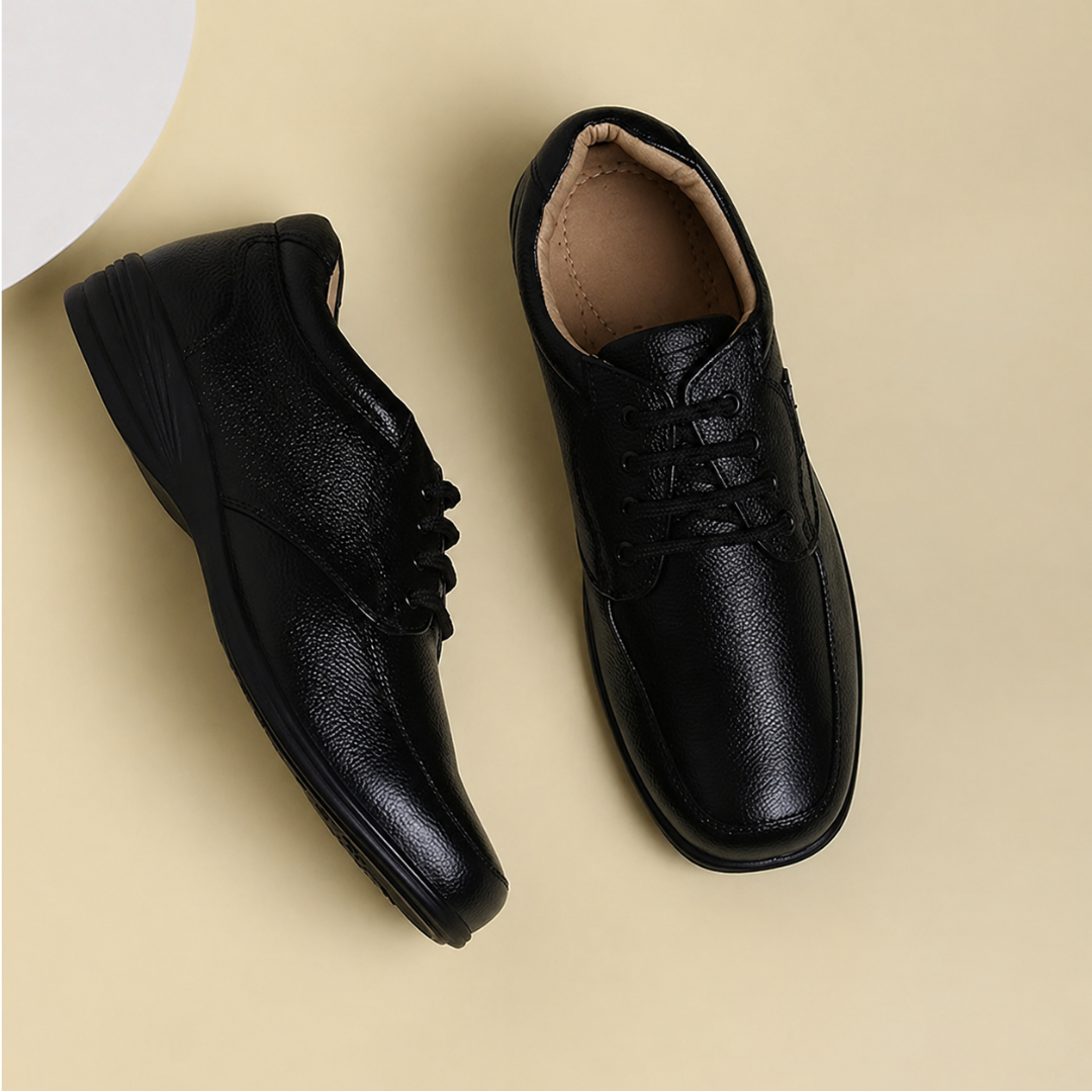 men’s black lace up formal leather comfort shoes men’s black lace up formal leather comfort shoes
