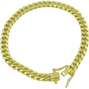 925 sterling silver with 14k gold plated mens rope bracelet for party & daily wear.