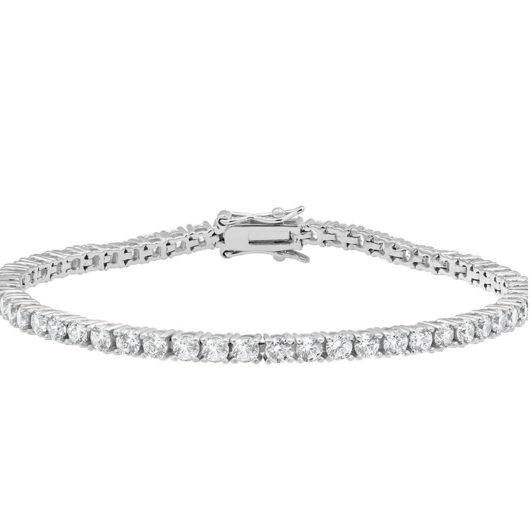 925 sterling silver round cut cubic zirconia tennis bracelet for women, sparkling cz tennis bracelet, fine jewelry gift 925 sterling silver round cut cubic zirconia tennis bracelet for women, sparkling cz tennis bracelet, fine jewelry gift