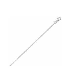 sterling silver rhodium plated petite alternating paperclip chain (3.15 mm) for women wedding, engagement, anniversary, party, daily wear & christmas gift for her.