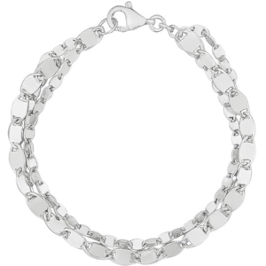 925 sterling silver three strand marina link bracelet – elegant multi layer chain design for women, perfect for wedding, anniversary, party, daily wear & gift for her.