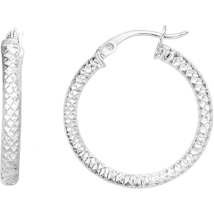 sterling silver large women hoop earrings with braid texture(3x20mm) for wedding, engagement, anniversary, party, daily wear & christmas gift for her.
