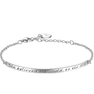 925 sterling silver engraved inspirational adjustable bracelet for women wedding, engagement, anniversary, party, daily wear & christmas gift for her.