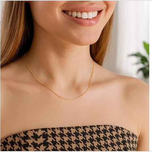 14k yellow gold machine rope chain (0.95 mm) for men & women wedding, engagement, anniversary, party, daily wear & christmas gift for her. 14k yellow gold machine rope chain (0.95 mm) for men & women wedding, engagement, anniversary, party, daily wear & christmas gift for her.