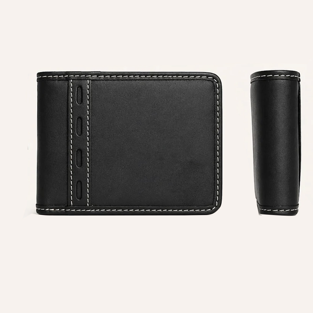 men’s black leather wallet | premium bifold wallet with card holder & cash compartments | rfid blocking slim wallet for men men’s black leather wallet | premium bifold wallet with card holder & cash compartments | rfid blocking slim wallet for men