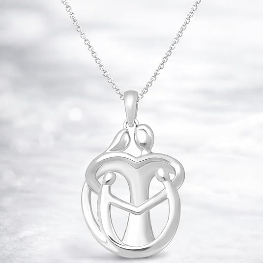 925 sterling silver family heart pendant without chain – polished finish, hypoallergenic, tarnish resistant jewelry for women. 925 sterling silver family heart pendant without chain – polished finish, hypoallergenic, tarnish resistant jewelry for women.
