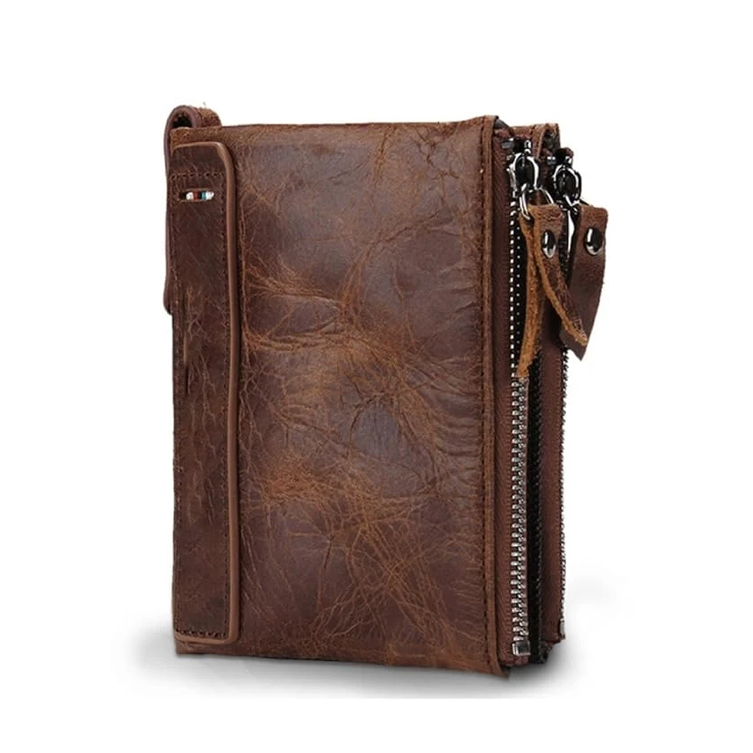 vintage brown leather men’s wallet zip closure slim vintage brown leather men’s wallet zip closure slim