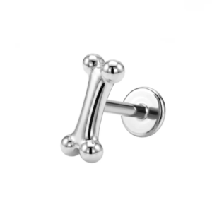 g23 titanium mini bone threadless flatback stud cute, lightweight, and comfortable for everyday wear.