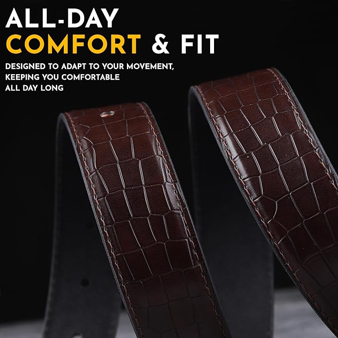 classic brown crocodile texture women’s belt with silver buckle. classic brown crocodile texture women’s belt with silver buckle.