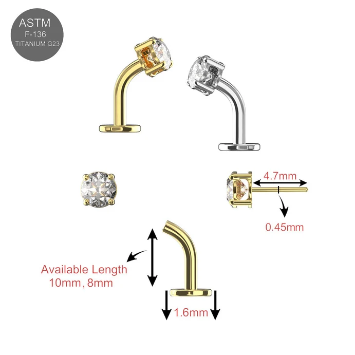 g23 titanium round cz threadless floating belly ring g23 titanium round cz threadless floating belly ring