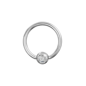 316l surgical steel flexible bcr piercing ring