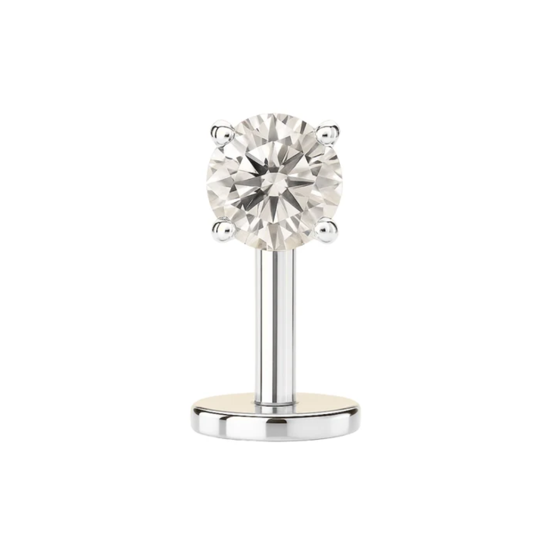g23 titanium round cz threadless floating belly ring g23 titanium round cz threadless floating belly ring