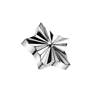 **g23 titanium diamond cut star internally threaded tragus top**