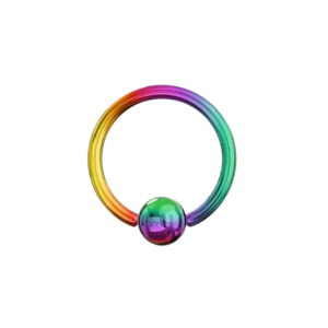 316l surgical steel bcr clicker piercing ring – hypoallergenic hoop body jewellery